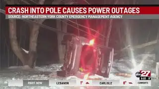 York County road closing indefinitely due to multi-vehicle crash