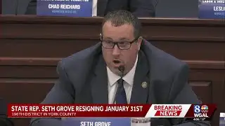 York County state Rep. Seth Grove to resign after 17 years