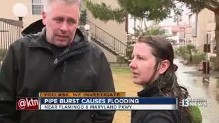 YOU ASK WE INVESTIGATE: Pipe burst causes flooding at apartment complex