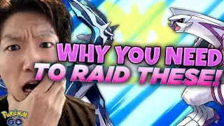 YOU NEED TO RAID THESE NOW!!  Pokémon GO Dialga and Palkia Raid Guide!