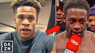 “You Want Smoke?” Devin Haney Reacts to Keyshawn Davis Challenge!