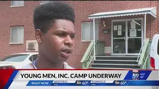 Young Men, Inc. camp underway