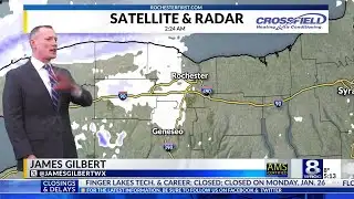 Your News 8 Monday morning forecast update