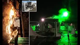 Youths torch Covid testing centre amid fiery anti-lockdown protests