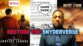 ZACK Snyder post JL 2&3 Images: Proof WB Destroyed DC