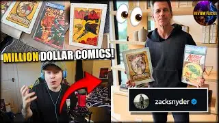 Zack Snyder Stuns Fans with POST holding SUPER RARE DC COMICS
