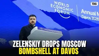 Zelenskiy Says Americans Head to Moscow Today While Speaking on Davos Sidelines