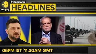Zelensky: Fresh Russian Strikes Target Railways | Pezeshkian Orders Talks with US | WION HEADLINES