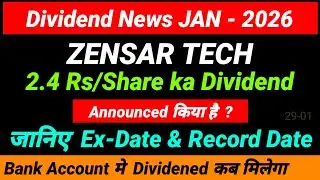 ZENSAR TECHNOLOGIES share dividend 2026 - ex dividend date-ZENSAR TECHNOLOGIES dividend payment date