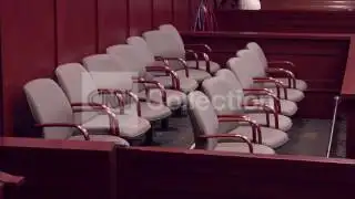 ZIMMERMAN TRIAL:EMPTY JURY GALLERY