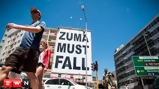 #ZumaMustFall Giant billboard gets Cape Town talking
