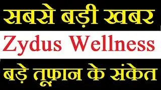 Zydus Wellness share latest news today / अब भागेगा ताबड़तोड़ ये शेयर